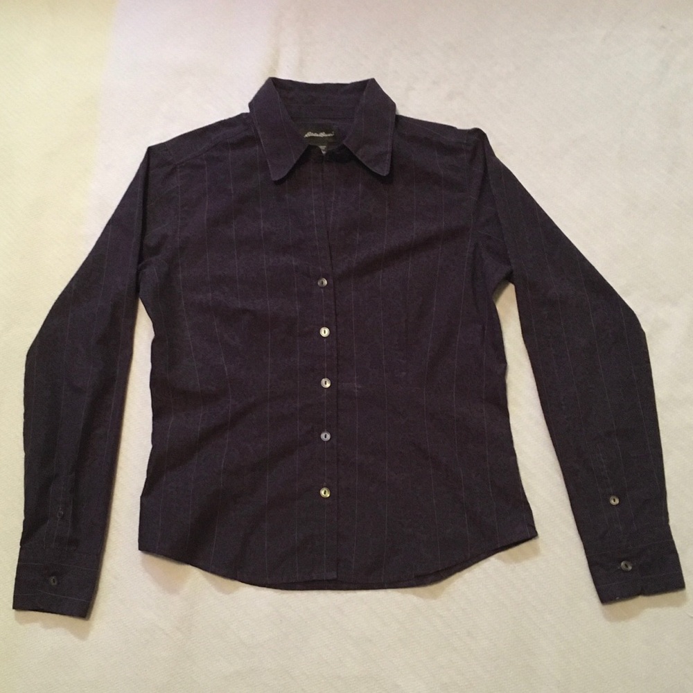 Purple Women’s Eddie Bauer Button-down Shirt